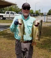 Mike Calloway wins at ABA/AFT Div. 20 at Harris Chain of Lakes  with 13 lbs 10 ozs day two for a total of 25 lbs 9 ozs 